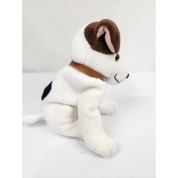 Wishbone Dog White w/ Brown Spots 1998 6.5" Plush Bean Bag by Big Feats - Picture 5 of 8